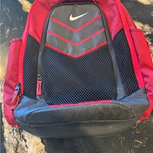 Nike Black and Red Men's Backpack
